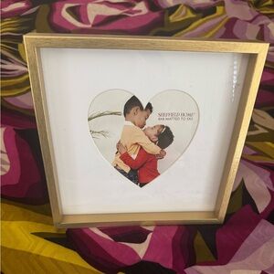 Sheffield Home Gold Square Heart Photo Frame